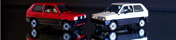 Oldtimer Fiat Panda Minichamps