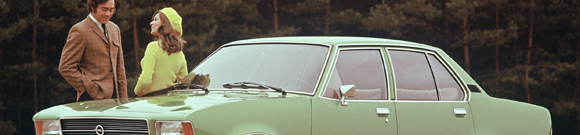 Oldtimer Opel Rekord D 40 Jahre=