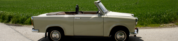 Oldtimer Trabant 601 Cabrio